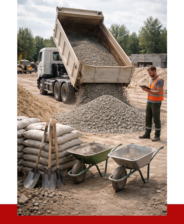 Доставка нерудных материалов в Шебекине от 1222 руб. | ПРОНЕРУДШбк