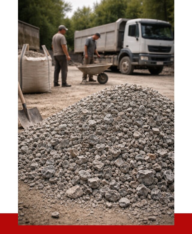 Гранитный щебень фракция 20-40 в Шебекине от 3258 руб. ПРОНЕРУДШбк