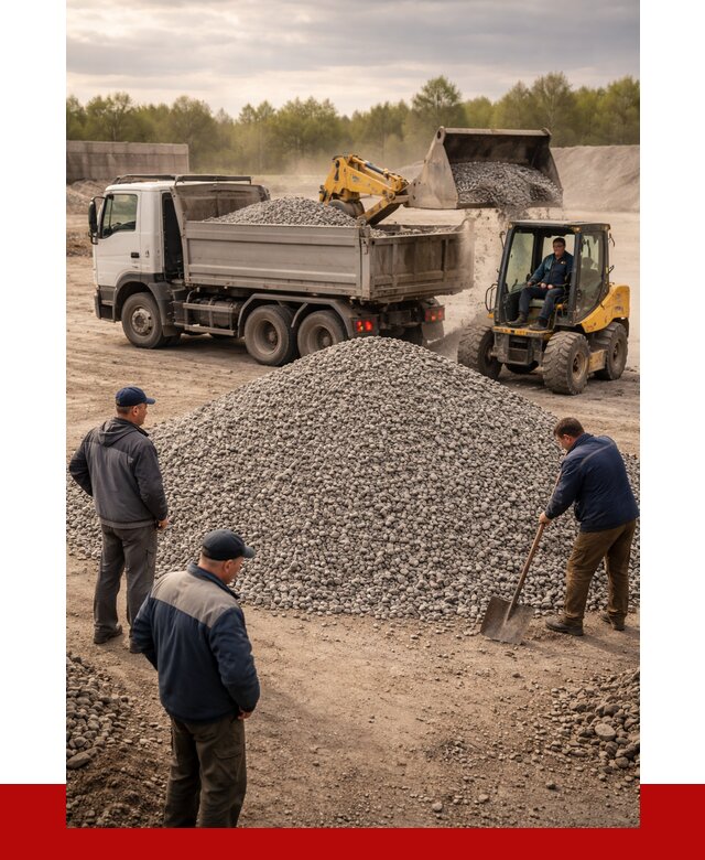 Гравийный щебень фракция 5-20 в Шебекине от 2443 р. ПРОНЕРУДШбк
