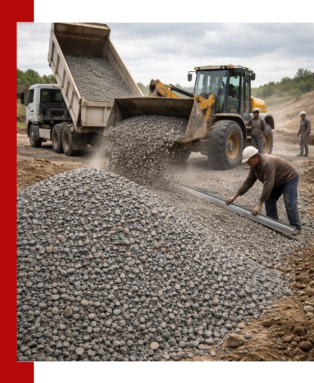 Гравийный щебень фракция 5-20 с доставкой в Шебекине