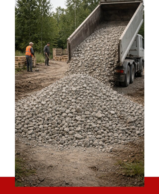 гравийный щебень фракция 70-120 в Шебекине от 2494 р. ПРОНЕРУДШбк