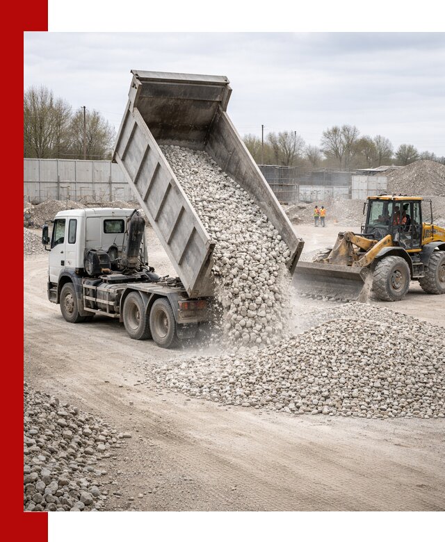 Доставка и продажа известнякового щебня в Шебекине