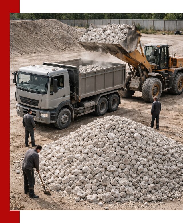 Известняковый щебень фракция 70–150 с доставкой в Шебекине