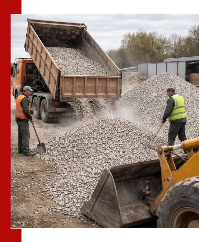 Доломитовый щебень фракции 5-20 с доставкой в Шебекине