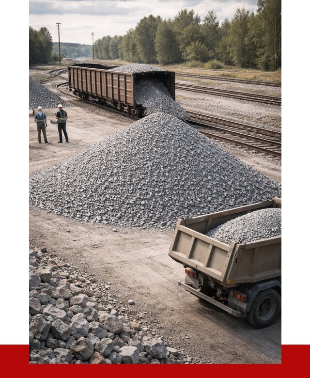 Железнодорожный щебень 20-60 в Шебекине от 1731 р. | ПРОНЕРУДШбк