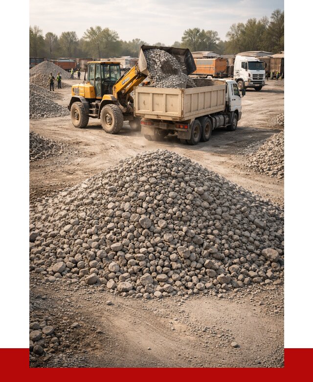 Вторичный щебень фракция 40-70 в Шебекине от 1771 р, ПРОНЕРУДШбк