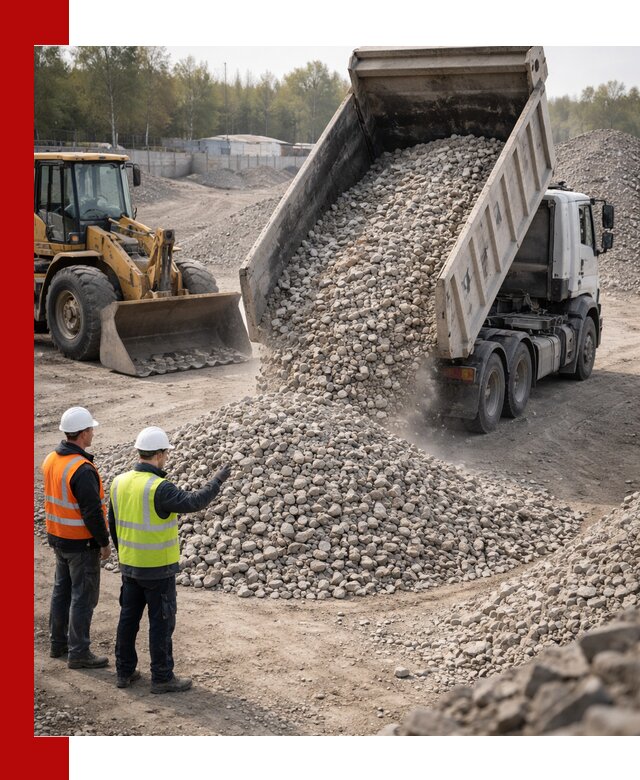 Вторичный щебень фракция 40–70 доставка в Шебекине