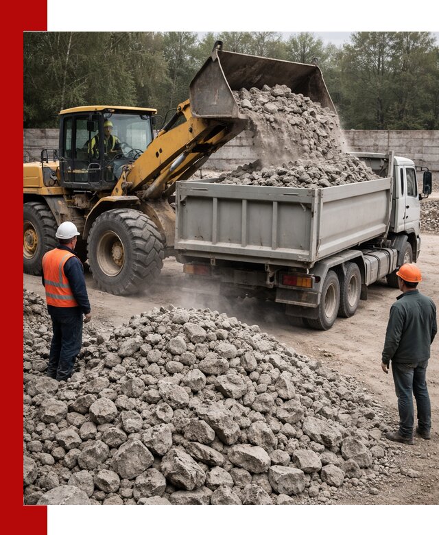 Вторичный щебень фракция 70–150 в Шебекине с доставкой