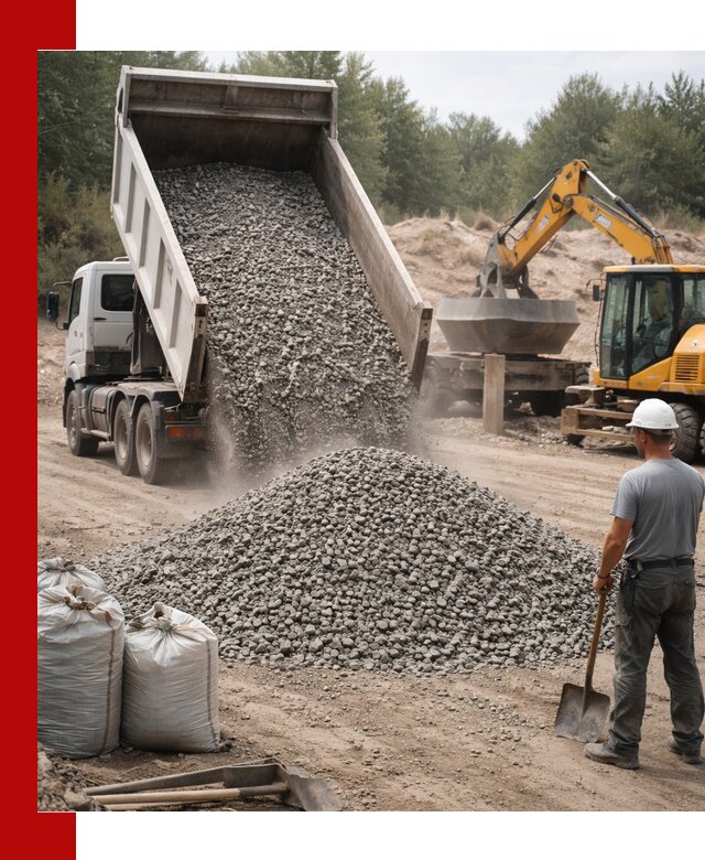 Доставка и продажа бетонного щебня в Шебекине