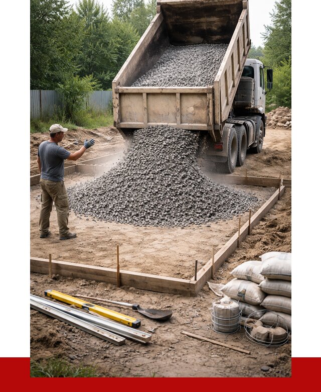 Купить щебень для фундамента в Шебекине от 4581 р. | ПРОНЕРУДШбк