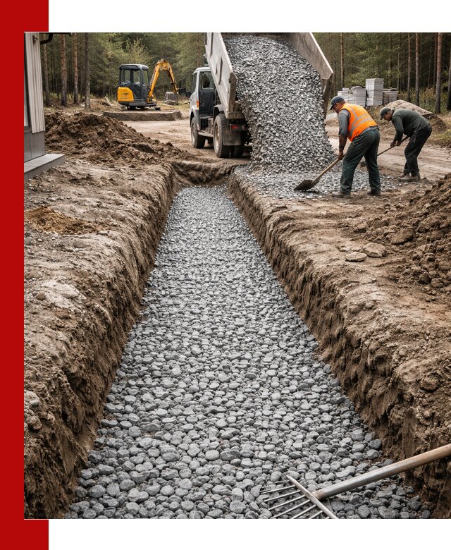 Щебень для дренажа с доставкой в Шебекине высокого качества