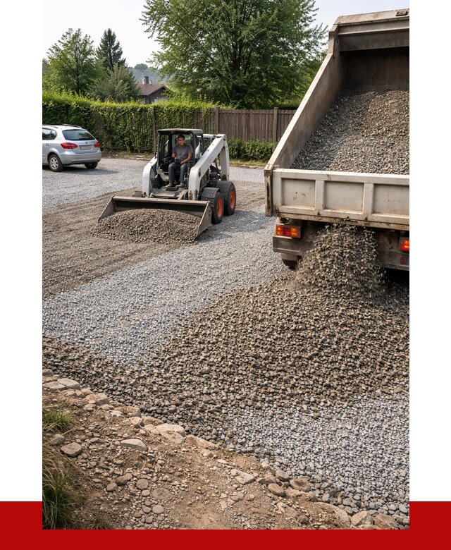Щебень для парковки в Шебекине с доставкой от 1222 р.| ПРОНЕРУДШбк
