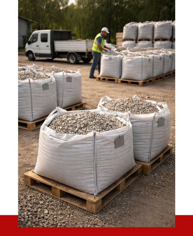 Щебень в мешках с доставкой в Шебекине от 4276 р. | ПРОНЕРУДШбк