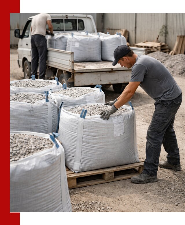 Доставка щебня в мешках по выгодным ценам в Шебекине