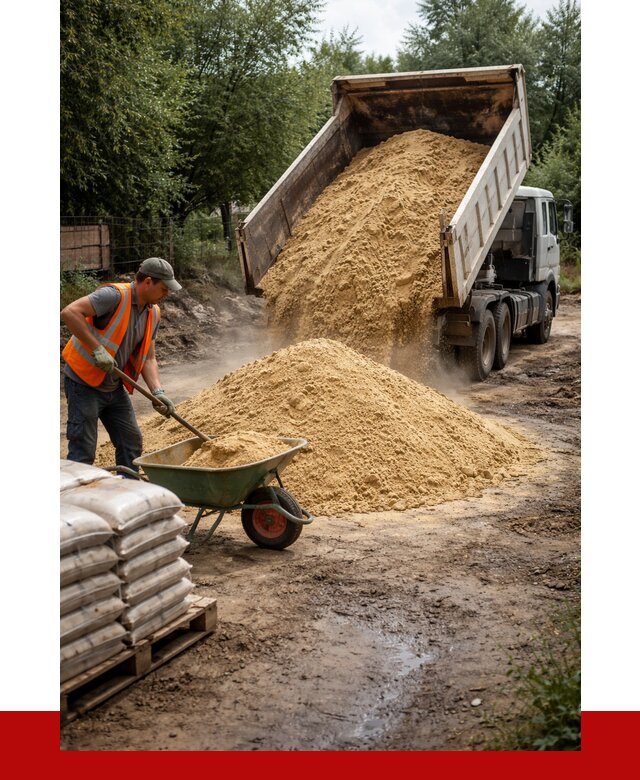 Купить песок с доставкой в Шебекине от 1833 р. | ПРОНЕРУДШбк