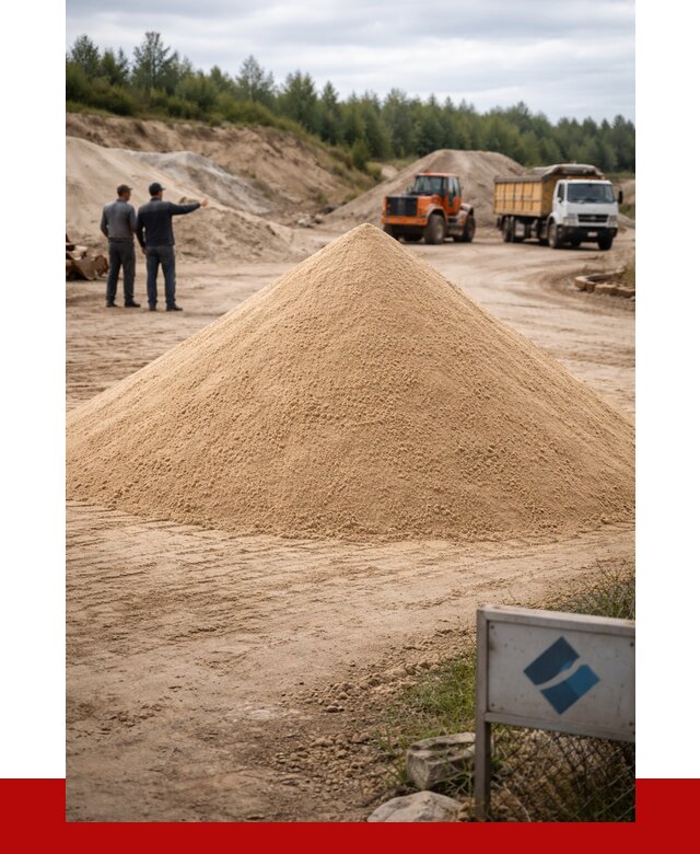 Карьерный песок навалом в Шебекине от 1833 р. | ПРОНЕРУДШбк