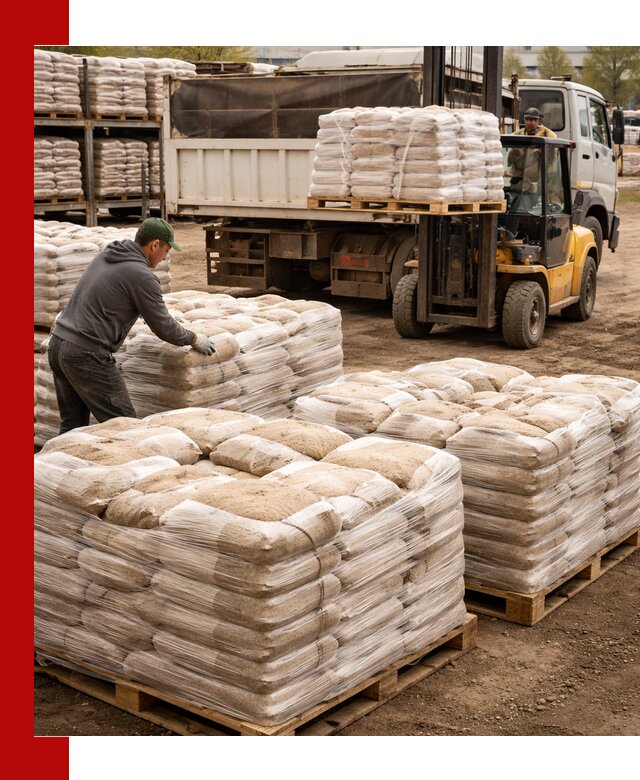 Карьерный песок в мешках с доставкой в Шебекине