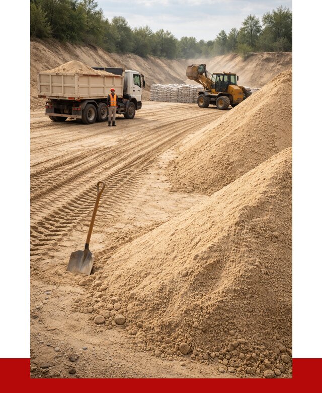 Карьерный песок мелкозернистый в Шебекине от 9163 р. | ПРОНЕРУДШбк