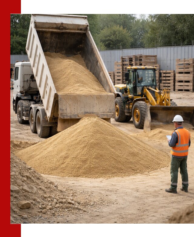 Доставка карьерного мелкозернистого песка в Шебекине