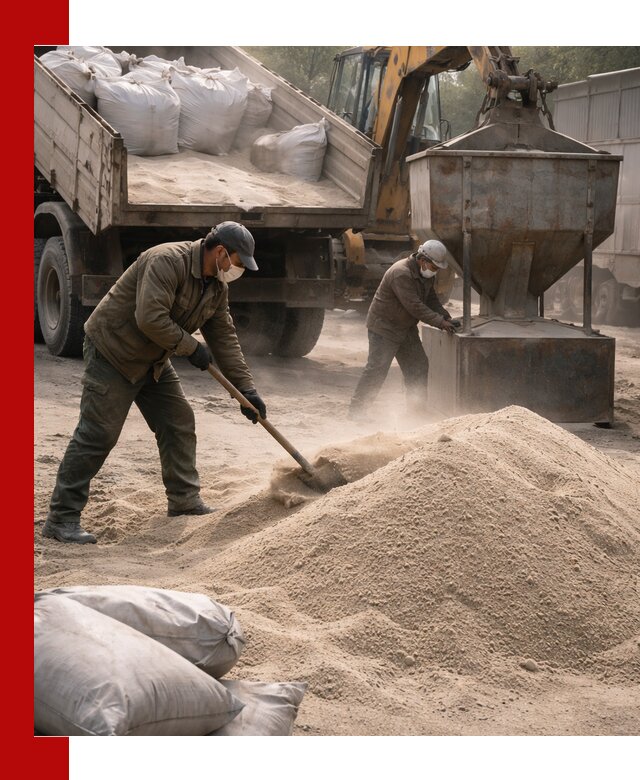 Кварцевый песок для пескоструя в Шебекине — доставка и качество