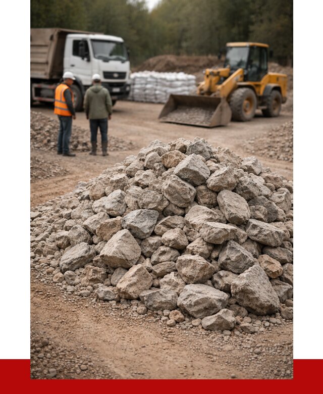 Купить бутовый камень с доставкой в Шебекине от 2342 р. | ПРОНЕРУДШбк