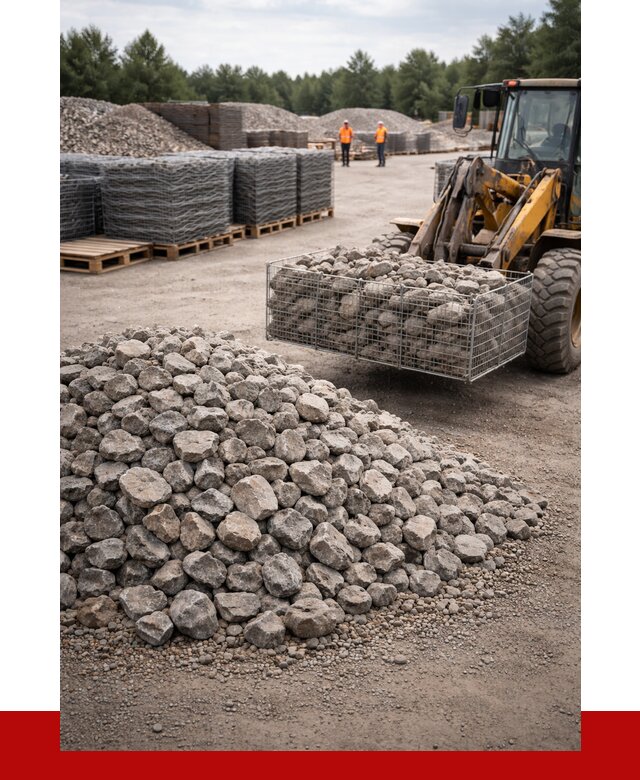 Камень для габионов фракция 70-150 в Шебекине от 4276 р. | ПРОНЕРУДШбк