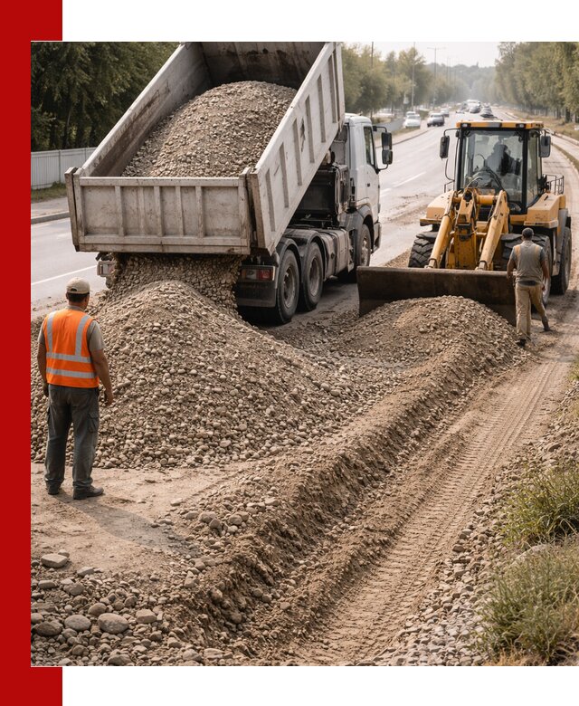 Опгс для устройства дорог и подсыпки в Шебекине
