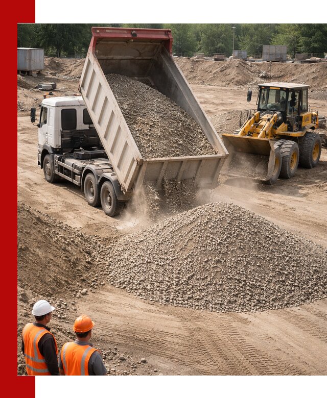 Щебень с песком (ЩГПС С2) с доставкой в Шебекине