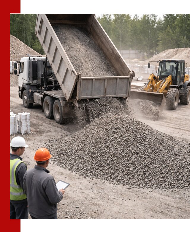 Доставка и продажа гранитного отсева 0-10 в Шебекине