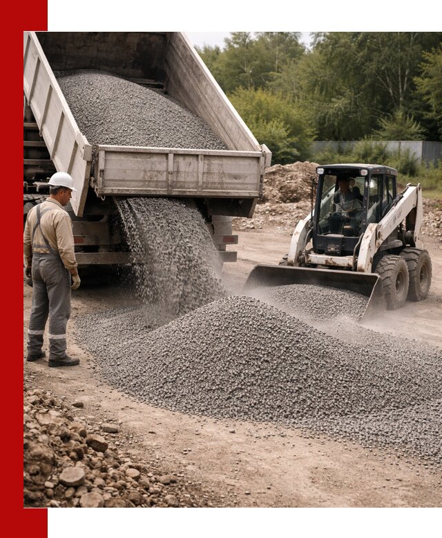 Доставка гравийного отсева 0-5 в Шебекине оптом и в розницу