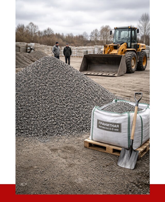 Купить гранитную крошку в Шебекине от 4887 р. с доставкой | ПРОНЕРУДШбк
