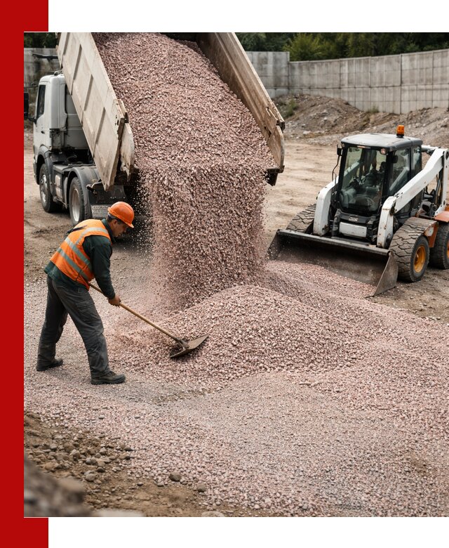 Крошка розовый гранит с доставкой в Шебекине от производителя