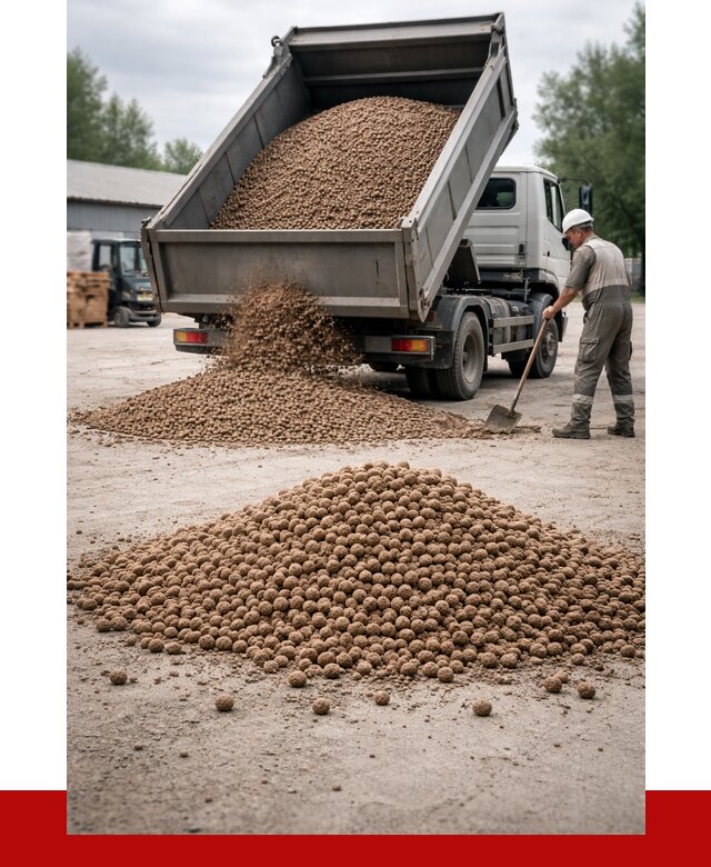 Керамзит с доставкой в Шебекине от 4276 р. за м3 | ПРОНЕРУДШбк