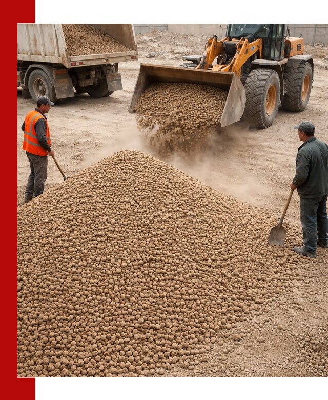 Керамзит фракция 10-20 с доставкой в Шебекине