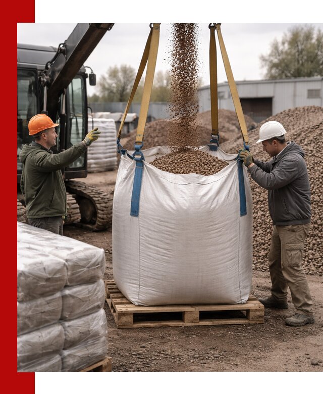 Керамзит в биг-бегах с доставкой в Шебекине