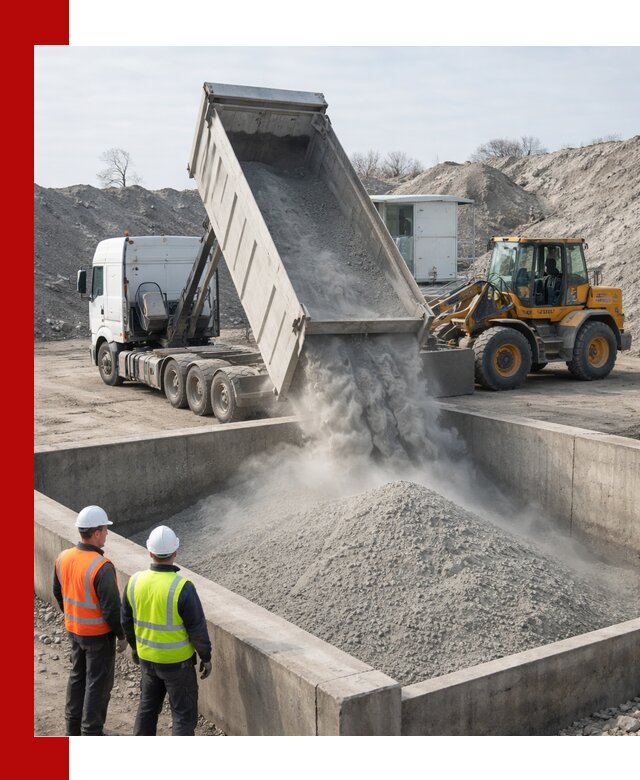 Доставка цемента навалом в Шебекине крупными партиями