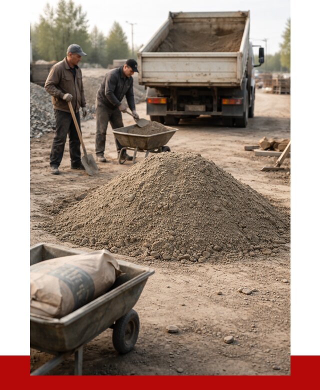 Цементно-песчаная смесь М150 в Шебекине от 4785 р. | ПРОНЕРУДШбк