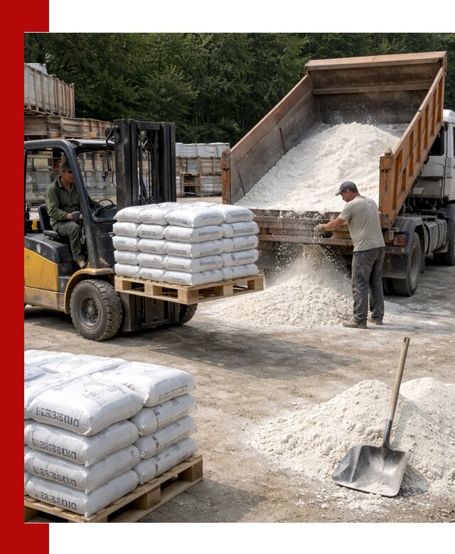 Доставка строительной извести оптом и в розницу в Шебекине