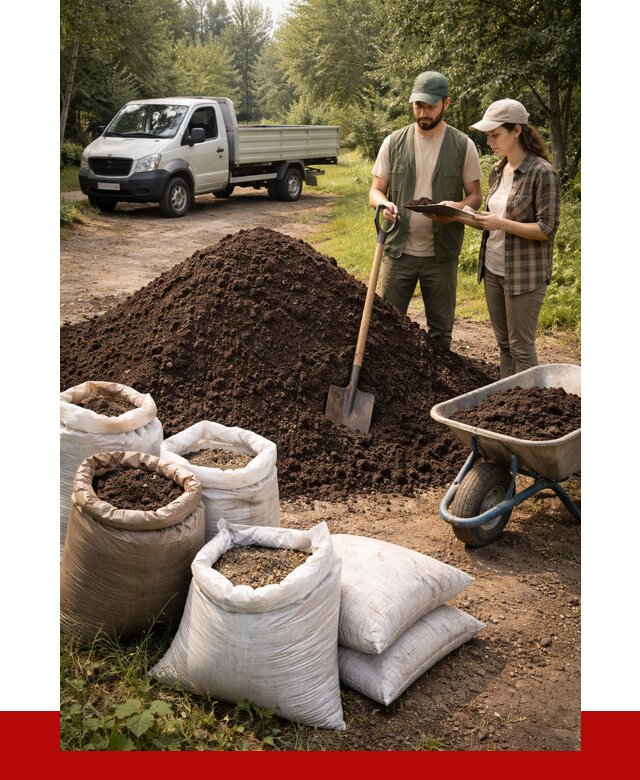 Купить грунт с доставкой в Шебекине от 4581 р. за м3 | ПРОНЕРУДШбк