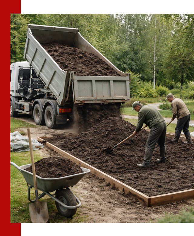 Доставка грунта для озеленения и благоустройства в Шебекине