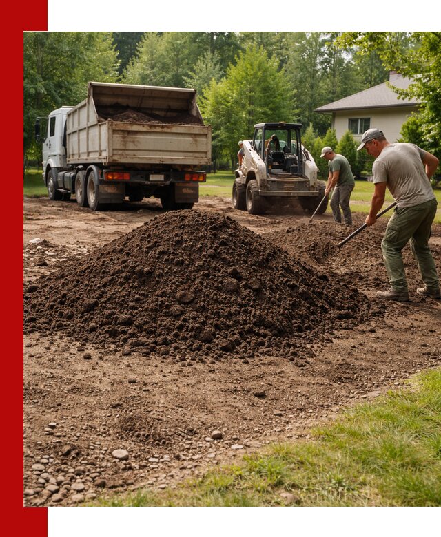 Доставка и укладка грунта для газона в Шебекине