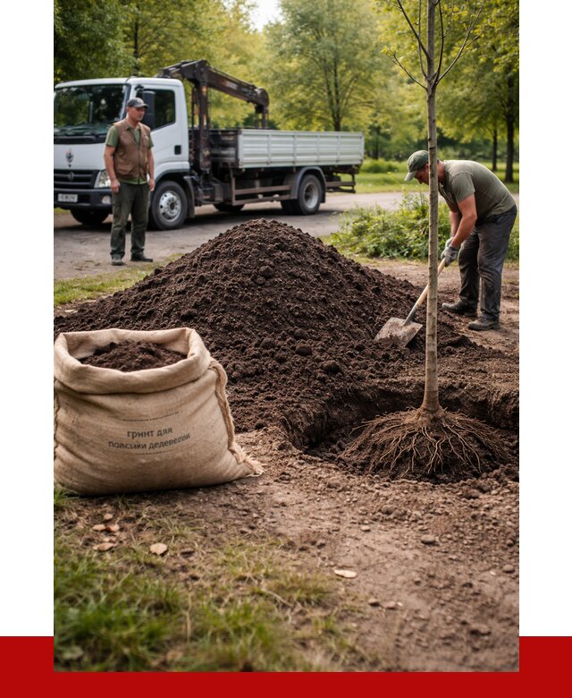 Грунт для посадки деревьев в Шебекине от 1222 р. | ПРОНЕРУДШбк