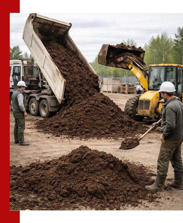 Доставка торфа оптом и в мешках в Шебекине
