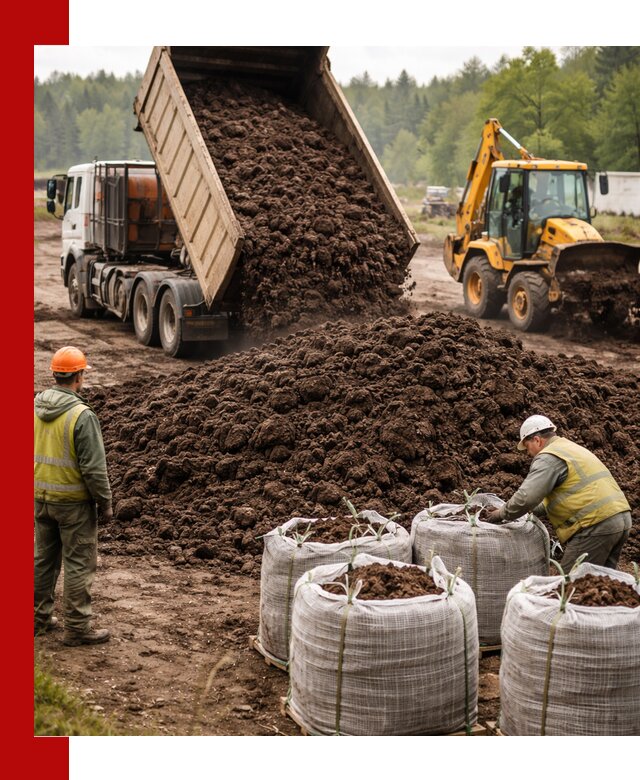 Доставка нейтрального торфа в Шебекине оптом и в розницу