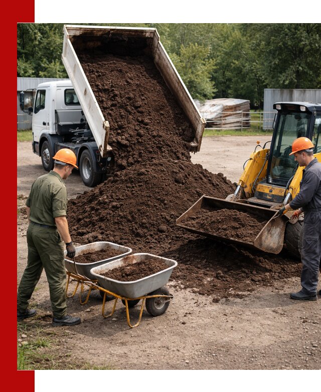 Доставка торфо-земляной смеси в Шебекине для огорода и ландшафта