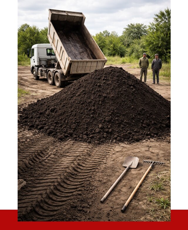 Купить чернозем навалом в Шебекине от 1222 р. за куб | ПРОНЕРУДШбк