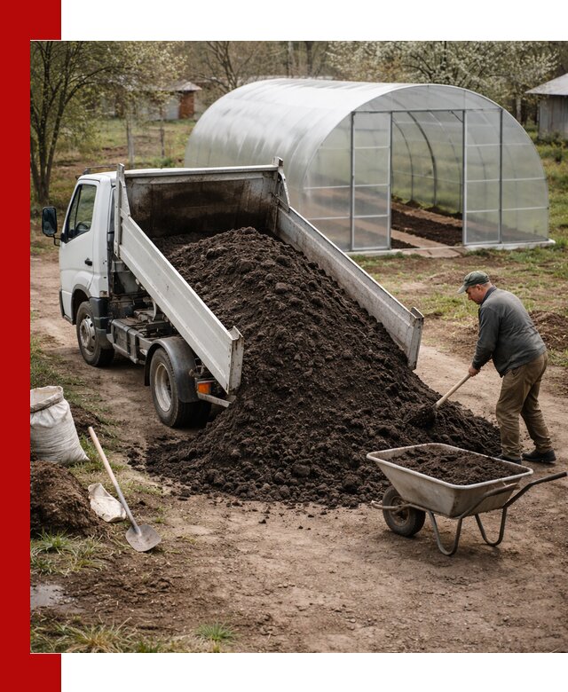 Чернозем для теплицы с доставкой в Шебекине