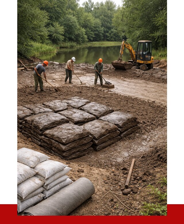 Купить глину для пруда в Шебекине от 4581 р. с доставкой | ПРОНЕРУДШбк