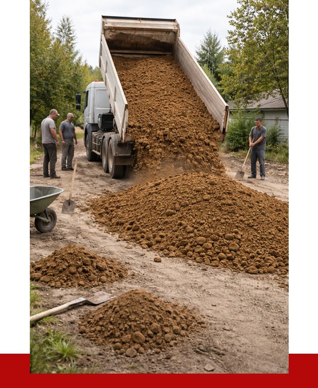 Купить суглинок с доставкой в Шебекине от 2545 р. за куб | ПРОНЕРУДШбк