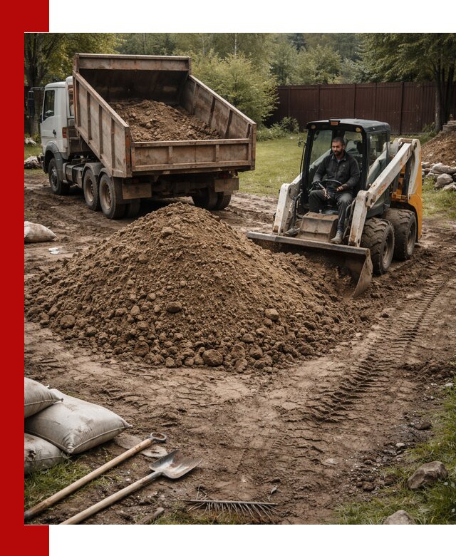 Суглинок для планировки участков в Шебекине с доставкой и выгрузкой